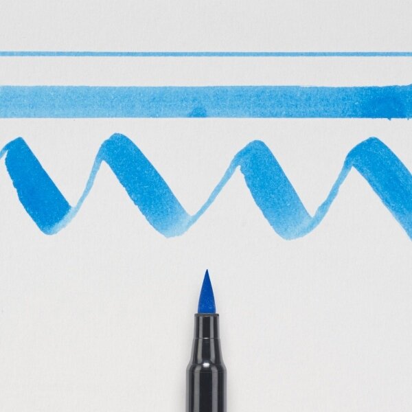 Teptukinis markeris Sakura Koi Color Brush vandens mėlynas (Aqua Blue)