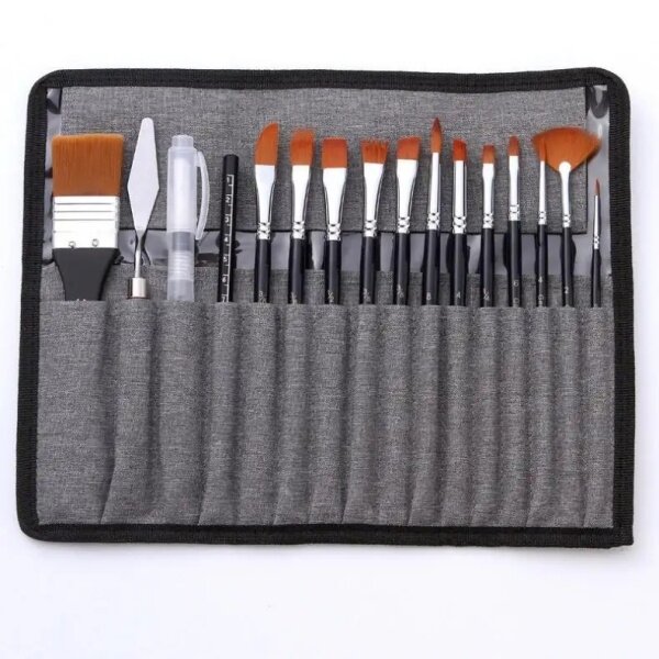 Set of brushes in cases mix 17 pcs 2