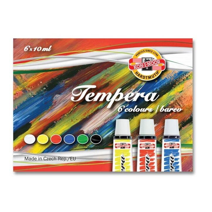 Temperos dažų rinkinys Koh-I-Noor 6x10 ml