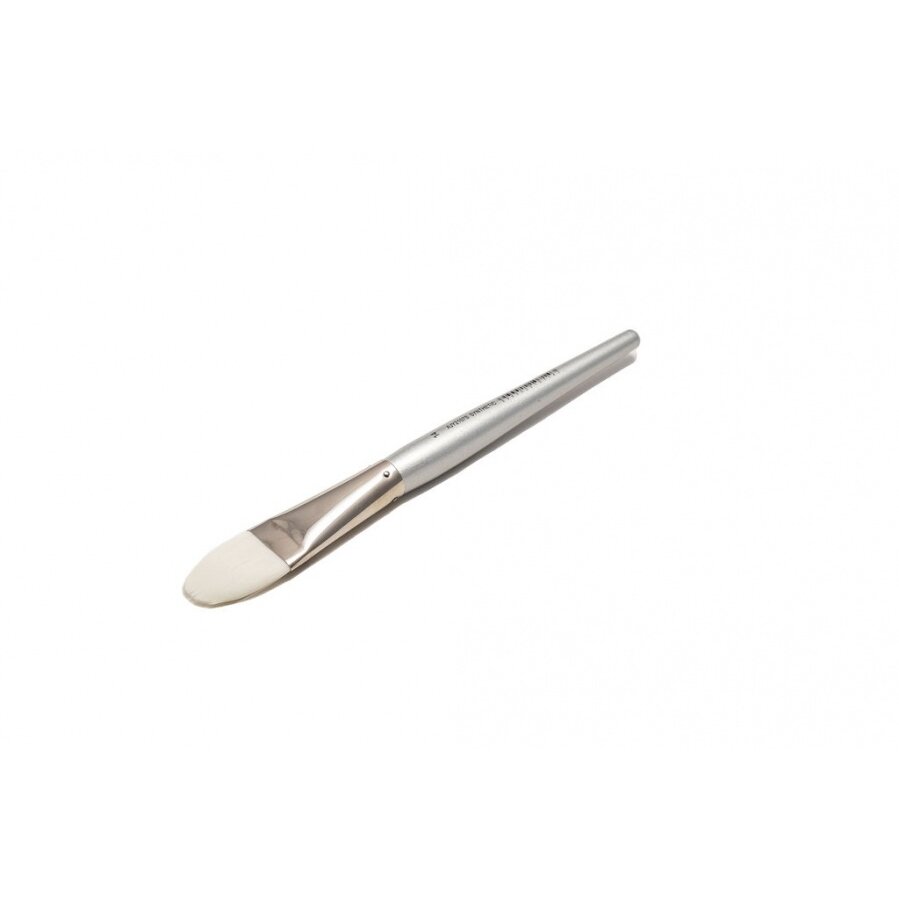 White Synthetic 2107S Filbert Short Handle Brush No.14