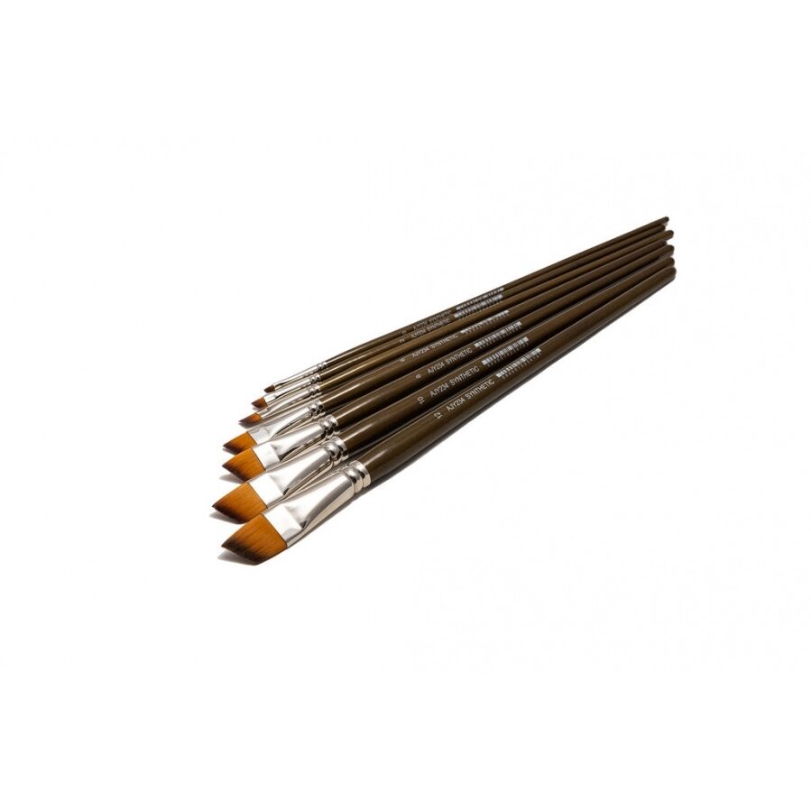 Doble-Coloured Synthetic 234 Angle Shader Long Handle Brush No.8 1