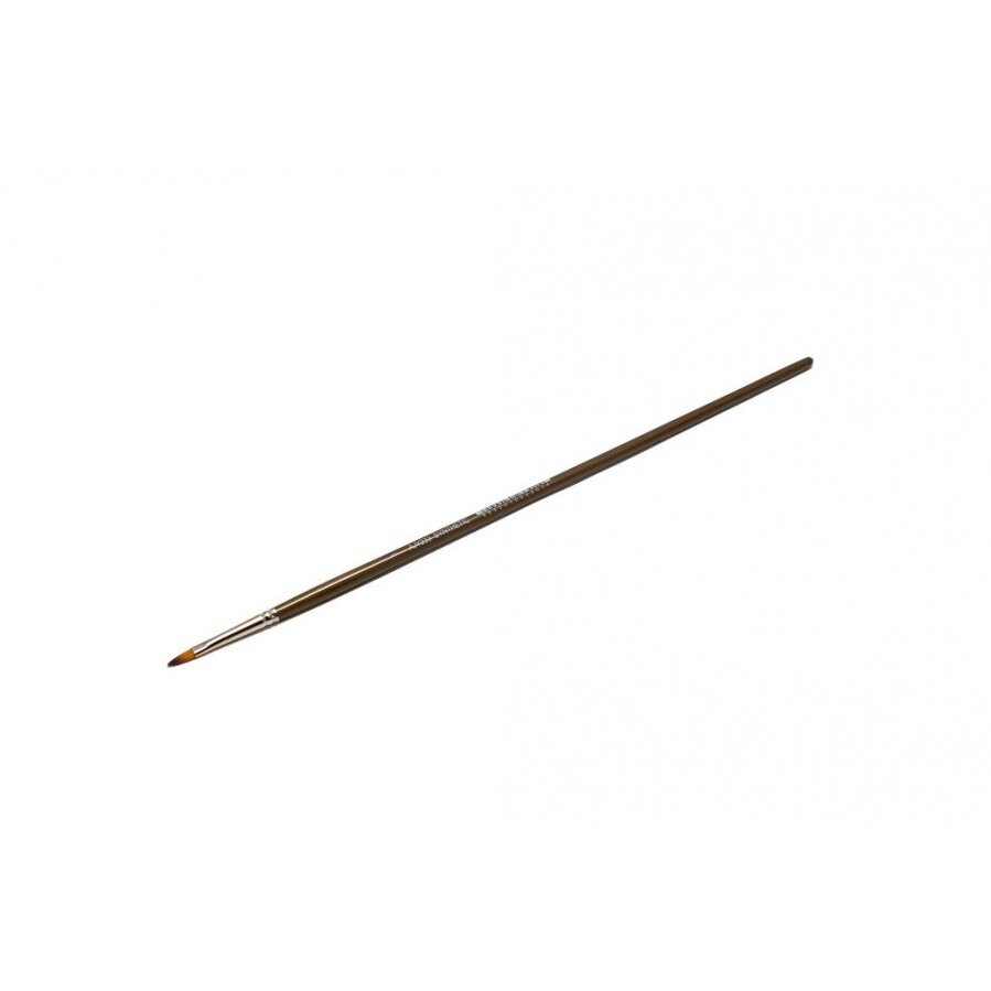Doble-Coloured Synthetic 233 Filbert Long Handle Brush No.1