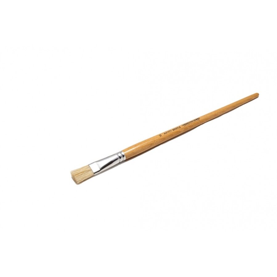 Bristle 117 Flat Long Handle Brush No.10 Bristle 117 Flat Long Handle Brush No.10