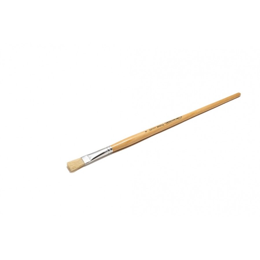 Bristle 117 Flat Long Handle Brush No.8