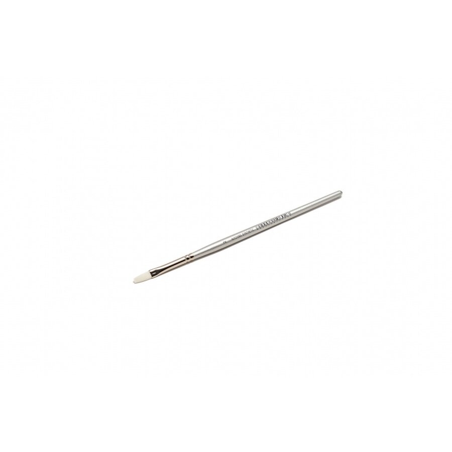 White Synthetic 2106 Flat Short Handle Brush No.2 White Synthetic 2106 Flat Short Handle Brush No.2