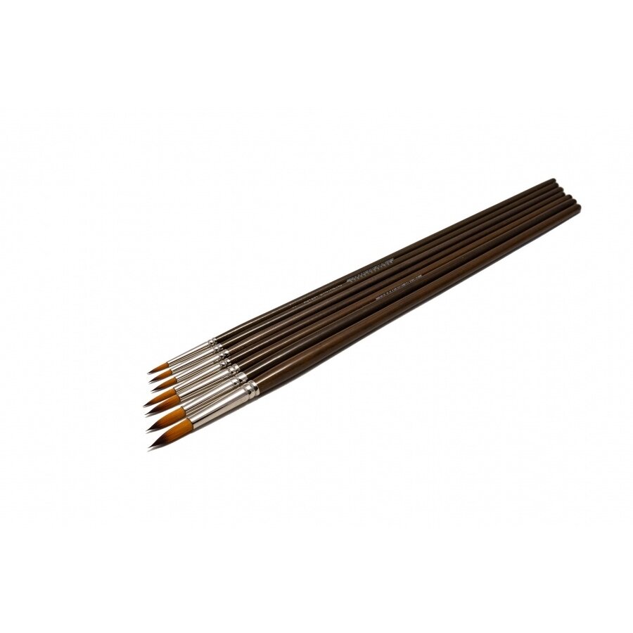 Doble-Coloured Synthetic 231 Round Long Handle Brush No.3 1 Doble-Coloured Synthetic 231 Round Long Handle Brush No.3 1