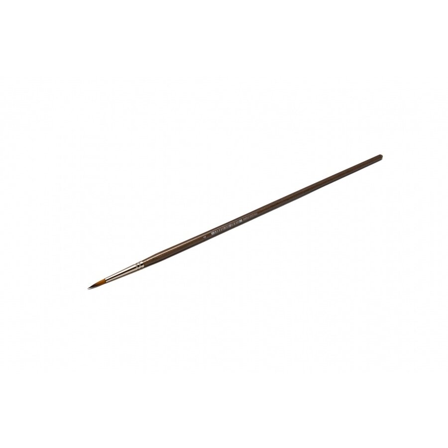 Doble-Coloured Synthetic 231 Round Long Handle Brush No.4