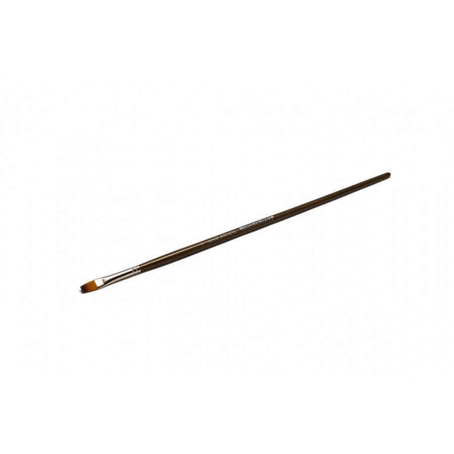 Doble-Coloured Synthetic 232 Flat Long Handle Brush No.4 Doble-Coloured Synthetic 232 Flat Long Handle Brush No.4