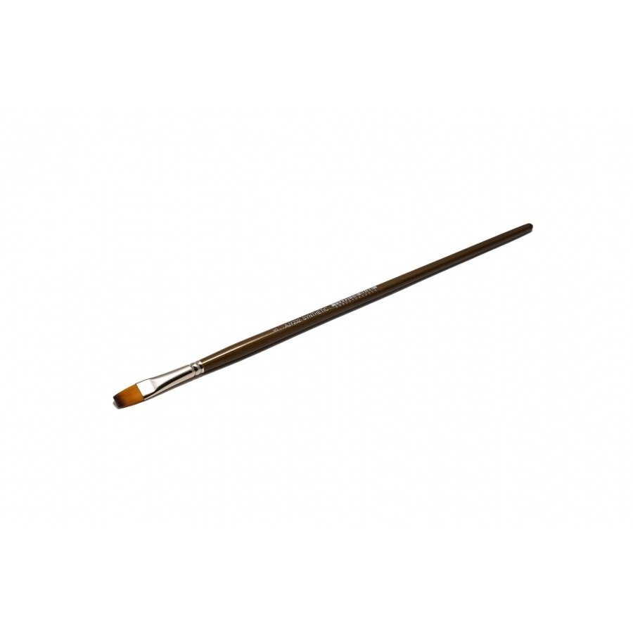 Doble-Coloured Synthetic 232 Flat Long Handle Brush No.5