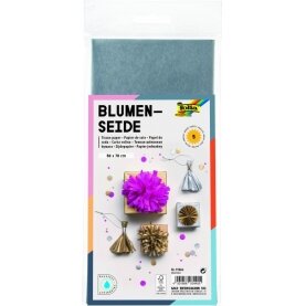 Tissue Paper 20g/m², 50x70cm, 5 sheets, silver 2 Tissue Paper 20g/m², 50x70cm, 5 sheets, silver 2