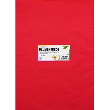 Tissue popierius Folia 50x70 cm 20 g/m2 26 lapų raudonos spalvos