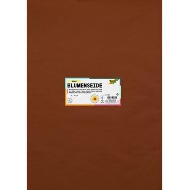Tissue Paper 20g/m², 50x70cm, 26 sheets, brown Tissue Paper 20g/m², 50x70cm, 26 sheets, brown