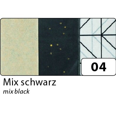 Tissue popierius Folia 50x75 cm 21 g/m2 MIX Black 6 lapai 1