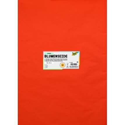 Tissue Paper 20g/m², 50x70cm, 26 sheets, orange