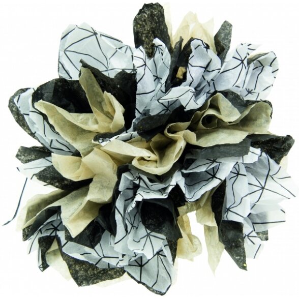 Tissue popierius Folia 50x75 cm 21 g/m2 MIX Black 6 lapai 2 Tissue popierius Folia 50x75 cm 21 g/m2 MIX Black 6 lapai 2