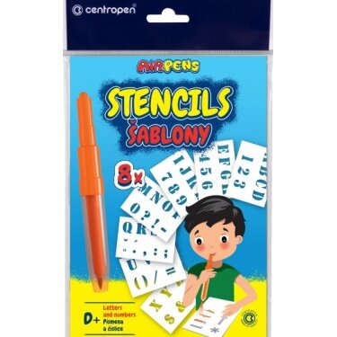 Stencils Set Centropen D+ 8 pcs