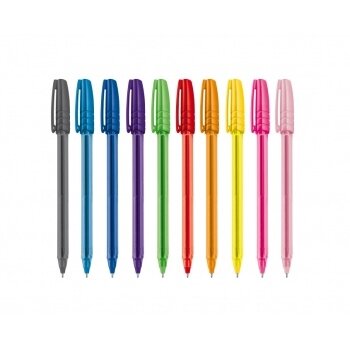 Ball Point Pens Carioca Fiorella 10 fluo colors 1
