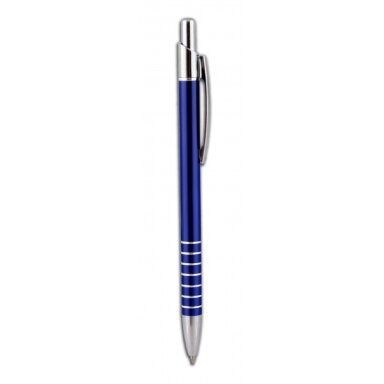 Ручка шариковая автоматическая металлическая Penmate Lotus 0.7 mm, синий корпус, цвет чернил синий