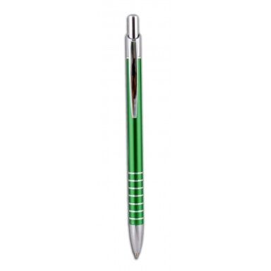 Ручка шариковая автоматическая металлическая Penmate Lotus 0.7 mm, зеленый корпус, цвет чернил синий