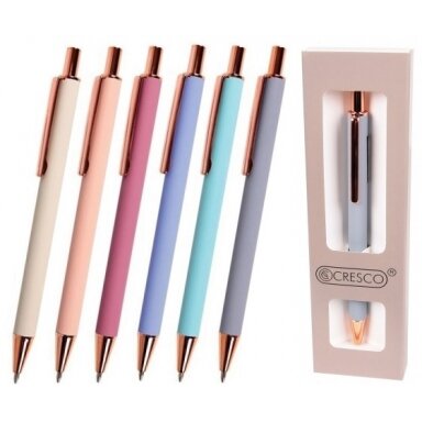 Авторучка Cresco Candy в подарочной коробочке цвет чернил синий Авторучка Cresco Candy в подарочной коробочке цвет чернил синий