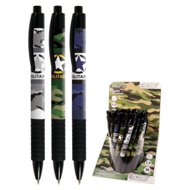 Cresco Moro Ballpoint Pen, Blue Ink