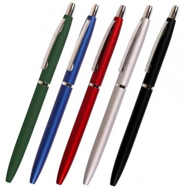Cresco Slim Ballpoint Pen 1.0 mm, Blue Ink