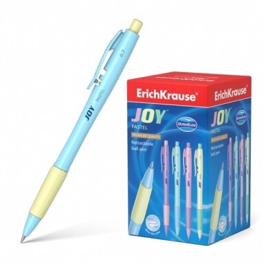 Ручка шариковая ErichKrause® JOY® Pastel, Ultra Glide Technology, цвет чернил синий Ручка шариковая ErichKrause® JOY® Pastel, Ultra Glide Technology, цвет чернил синий