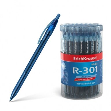 Ручка шариковая автоматическая ErichKrause® R-301 Original Matic 0.7, цвет чернил синий Ручка шариковая автоматическая ErichKrause® R-301 Original Matic 0.7, цвет чернил синий