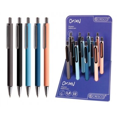 Cresco Orion Metal Ballpoint Pen, Blue Ink Cresco Orion Metal Ballpoint Pen, Blue Ink