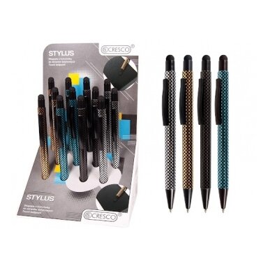 Ручка шариковая металлическая Cresco Stylus цвет чернил синий Ручка шариковая металлическая Cresco Stylus цвет чернил синий