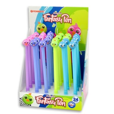 PENMATE FANTASY BIRD Ballpoint Pen IN 24 PSC DISPLAY BOX