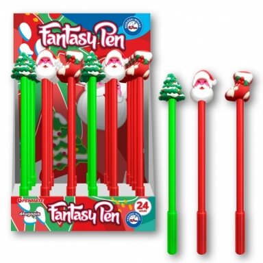 PENMATE FANTASY Mery Christmas Ballpoint Pen IN 24 PSC DISPLAY BOX