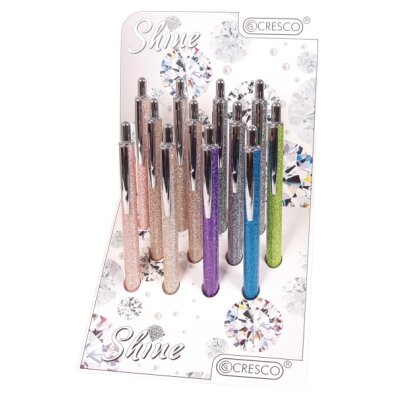 Cresco Shine Ballpoint Pen, Blue Ink Cresco Shine Ballpoint Pen, Blue Ink