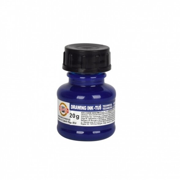 Тушь Koh-I-Noor 20 г синяя Тушь Koh-I-Noor 20 г синяя