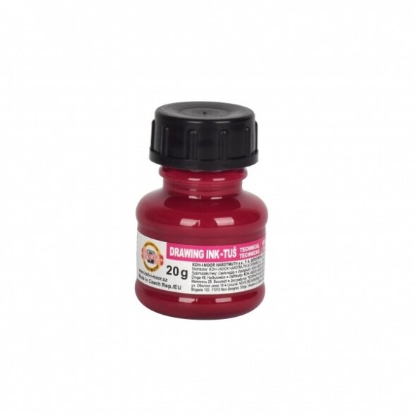Тушь Koh-I-Noor 20 г Magenta пурпурная Тушь Koh-I-Noor 20 г Magenta пурпурная