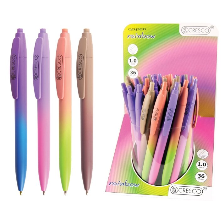 Cresco Rainbow Ballpoint Pen, Blue Ink Cresco Rainbow Ballpoint Pen, Blue Ink