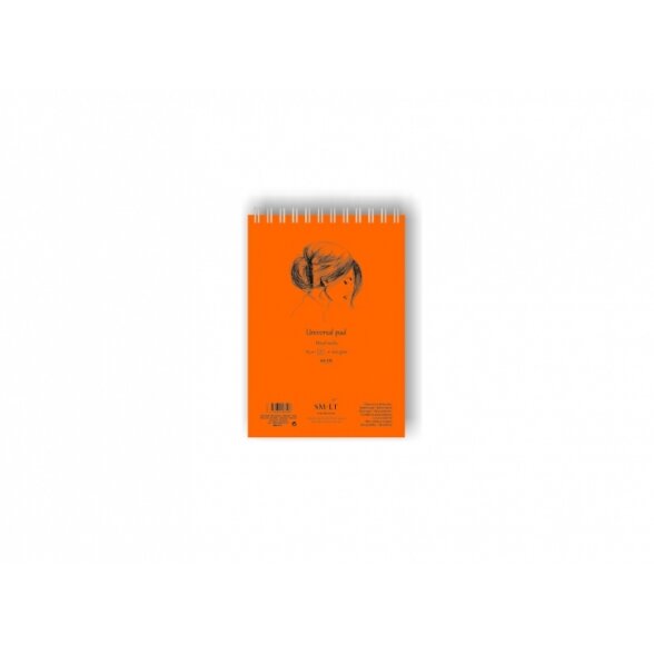 Universalus bloknotas Authentic SMLT A5 200 g/m2 40 lapų su spirale Universalus bloknotas Authentic SMLT A5 200 g/m2 40 lapų su spirale