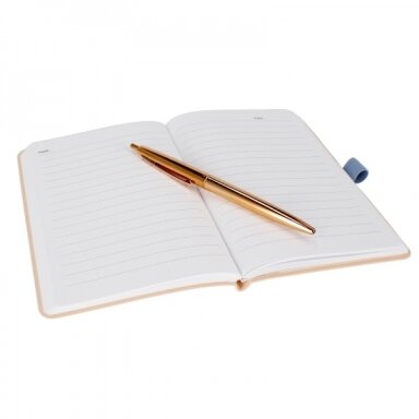 Set Notes 11x16,5cm with ballpen Rose Gold Set Notes 11x16,5cm with ballpen Rose Gold