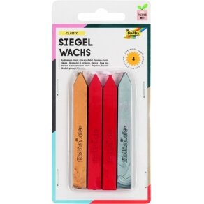 Sealing wax CLASSIC, assort. colours, 2x red, gold, silver Sealing wax CLASSIC, assort. colours, 2x red, gold, silver