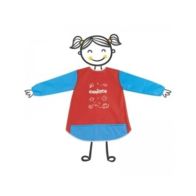 Waterproof apron with long sleeves Carioca Baby size 5-8 years