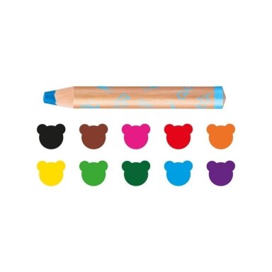 Carioca Baby 3IN1 Crayons 1+ 10pcs