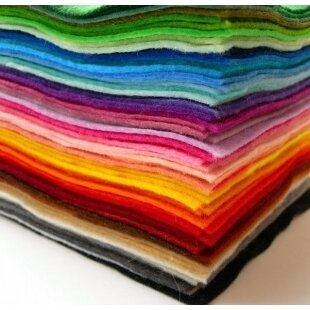 Hobby Craft Felt 150g/m², 20x30cm, 10 sheets, white 2