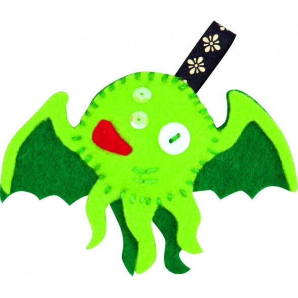 Veltinio lėlės rinkinys Folia Mini Monster Friends 2