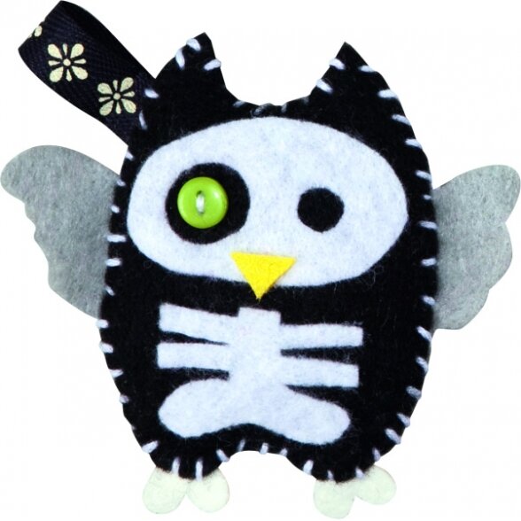 Veltinio lėlės rinkinys Folia Mini Monster Friends 6