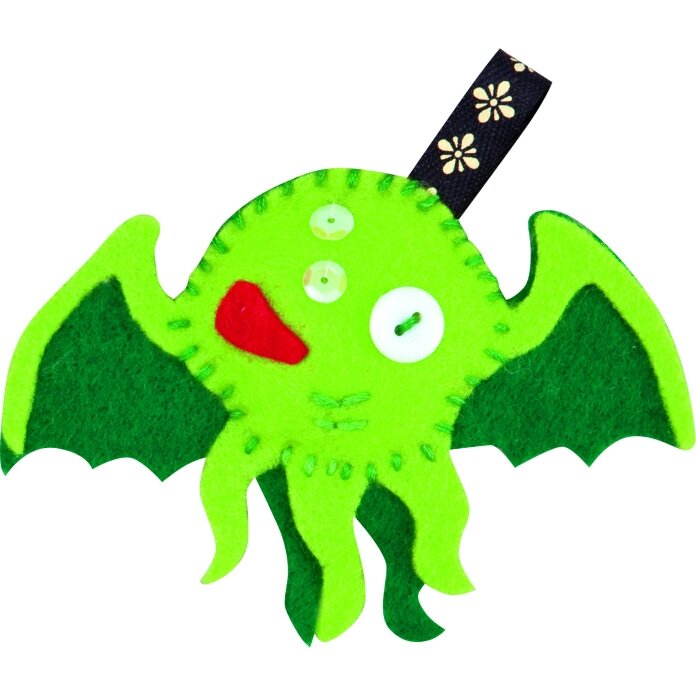Veltinio lėlės rinkinys Folia Mini Monster Friends 2