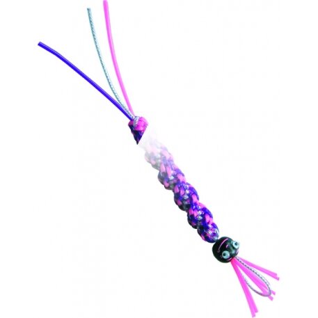 Braiding Cords METALLIC MIX, 100cm, 50 cords, gold & silver, assorted colours 7