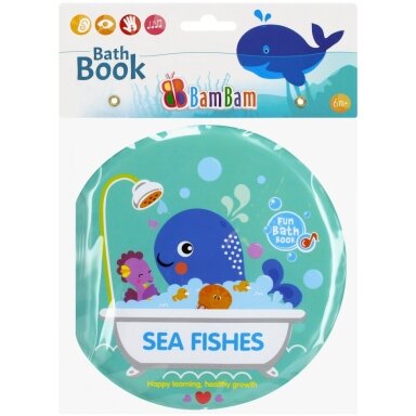 Книжка для купания Морские животные BAM BAM Книжка для купания Морские животные BAM BAM