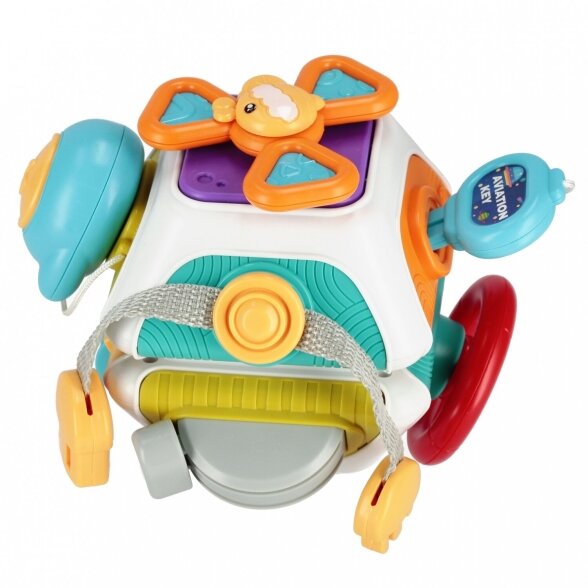 Lavinamasis kubas Active Baby Cube BAM BAM 2 Lavinamasis kubas Active Baby Cube BAM BAM 2