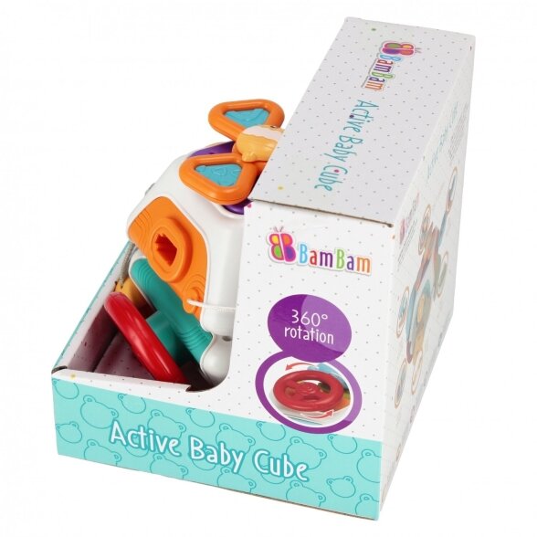 Lavinamasis kubas Active Baby Cube BAM BAM 3