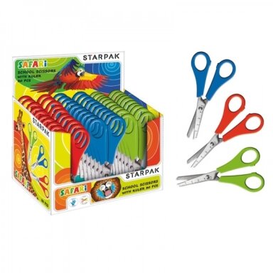 Žirklės vaikiškos 13,5 cm Safari Starpak